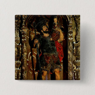 St. Christopher, 1597 Vierkante Button 5,1 Cm