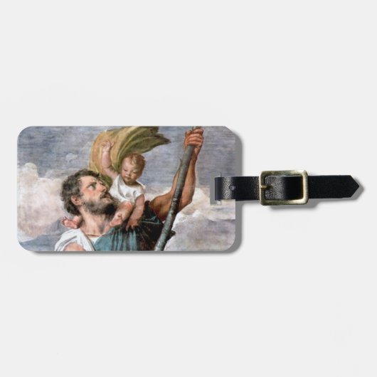 St. Christopher bagagelabel (Voorkant horizontaal)