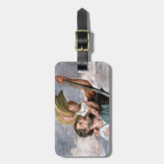 St. Christopher bagagelabel (Voorkant verticaal)