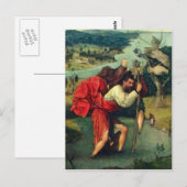St. Christopher briefkaart (Voorkant / Achterkant)