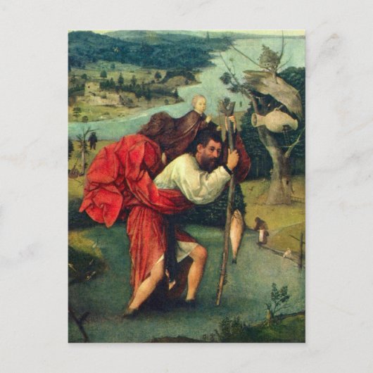 St. Christopher briefkaart (Voorkant)