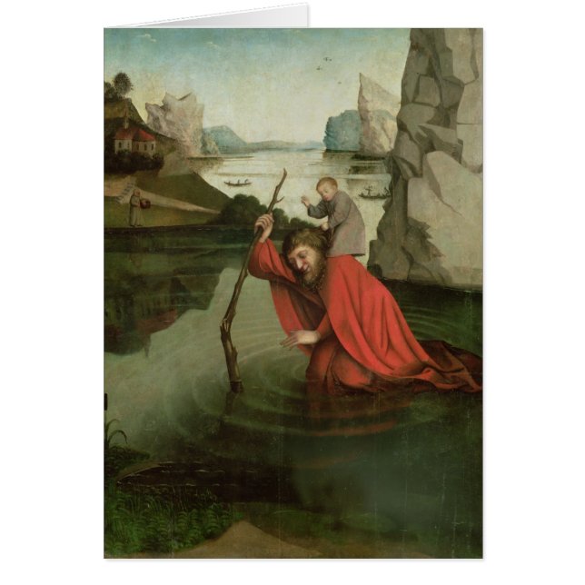 St. Christopher Carrying the Christus Child (Voorkant)