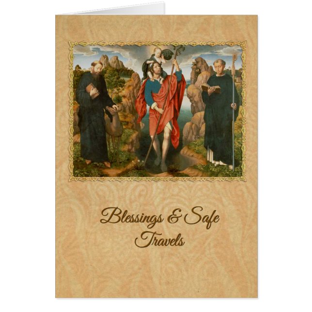 St. Christopher & Christus Kindingreizen (Voorkant)