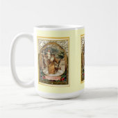 St Christopher draagt het kind Jezus Koffiemok (Links)