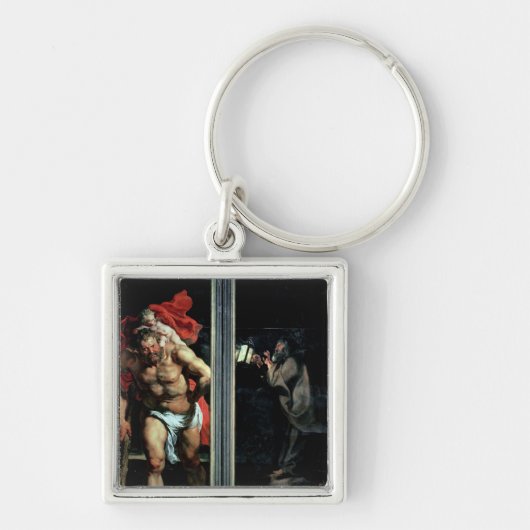 St. Christopher en de Hermit Sleutelhanger (Voorkant)