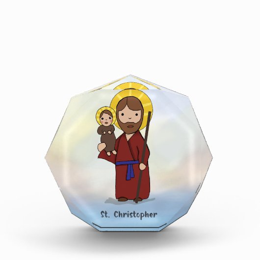 St. Christopher Feast Day Saint Fotoblokken (Voorkant)