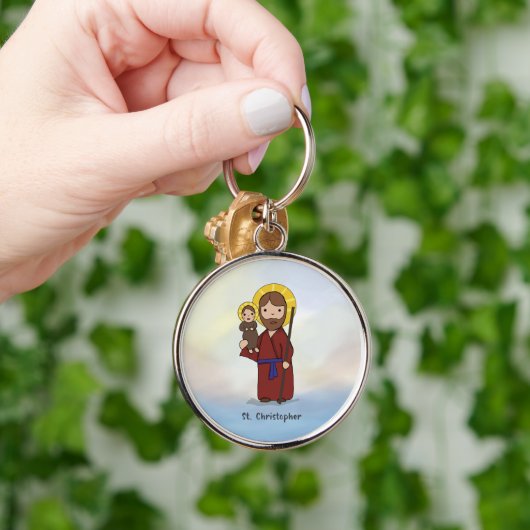 St. Christopher Feast Day Saint Sleutelhanger (Hand)