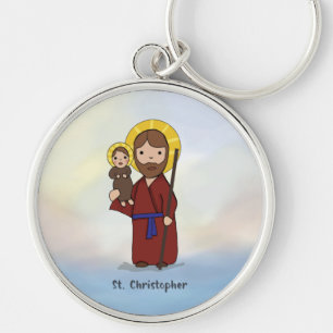 St. Christopher Feast Day Saint Sleutelhanger