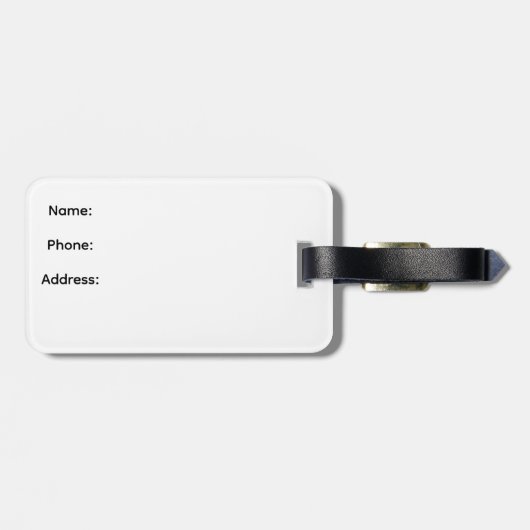 St. Christopher Luggage Tag Bagagelabel (Achterkant horizontaal)