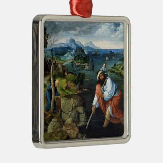 St. Christopher Metalen Ornament (Rechts)