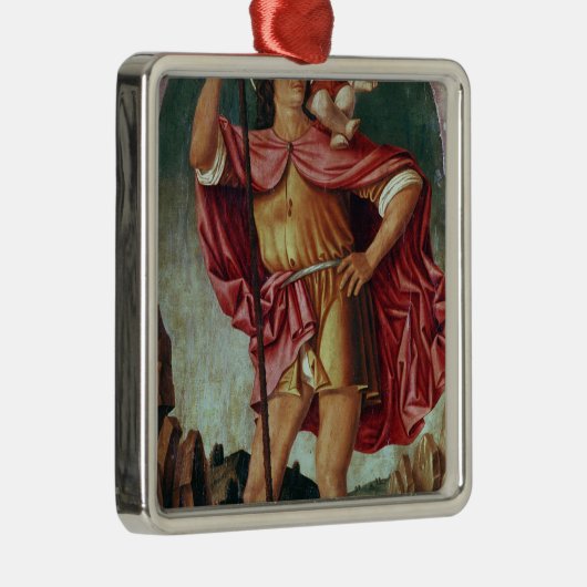 St. Christopher Metalen Ornament (Rechts)