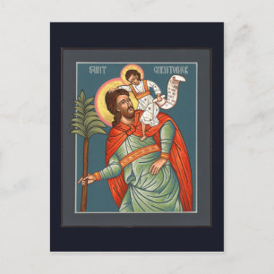 St. Christopher Prayer Card Briefkaart