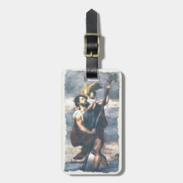 St. Christopher Safe Travel Label! Naam toevoegen Bagagelabel