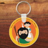 St. Christopher Sleutelhanger (Voorkant)