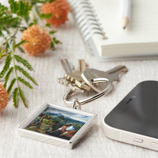 St. Christopher Sleutelhanger (Zijkant)