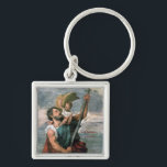 St. Christopher..sleutelhanger Sleutelhanger<br><div class="desc">Sint Christopher de geliefde reisgezel Hij is terug.</div>
