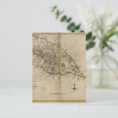 St. Christopher (St. Kitts), Caraïbische kaart (Staand voorkant)