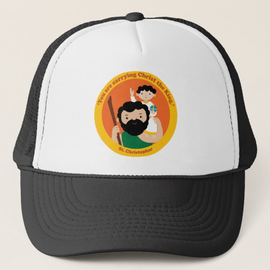 St. Christopher Trucker Pet (Voorkant)