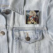 St. Christopher Vierkante Button 5,1 Cm (In situ)