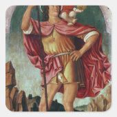 St. Christopher Vierkante Sticker (Voorkant)