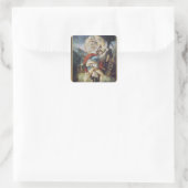 St. Christopher Vierkante Sticker (Tas)