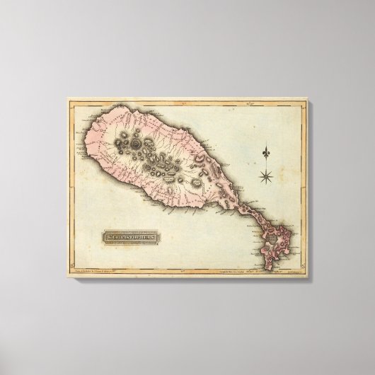 St Christophers 2 Canvas Afdruk (Voorkant)