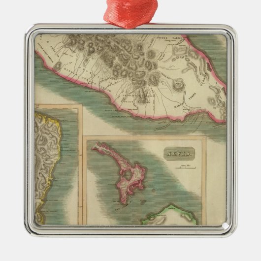 St Christophers 2 Metalen Ornament (Voorkant)