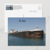 St. Clair-postkaart Briefkaart (Voorkant / Achterkant)