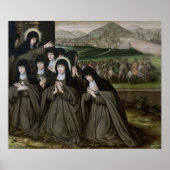 St. Claire met haar zuster, Agnes en Nuns Poster (Voorkant)
