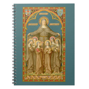 St. Clara van Assisi & Zusters (SAU 027) (Stijl 2) Notitieboek