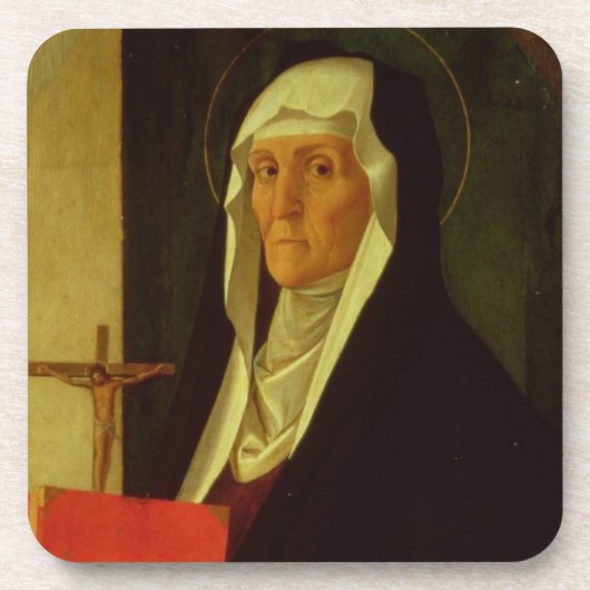 St. Clare, c.1485-90 (tempera op paneel) Drankjes Onderzetter (Voorkant)