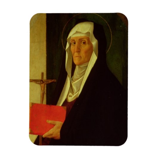 St. Clare, c.1485-90 (tempera op paneel) Magneet (Verticaal)