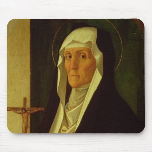St. Clare, c.1485-90 (tempera op paneel) Muismat (Voorkant)