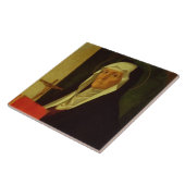 St. Clare, c.1485-90 (tempera op paneel) Tegeltje (Zijkant)