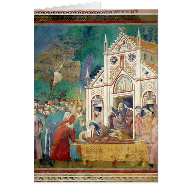 St. Clare Embraces het lichaam van St. Francis (Voorkant)