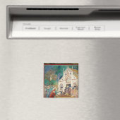 St. Clare Embraces het lichaam van St. Francis Magneet (Insitu (Vaatwasser))