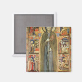 St. Clare met Scenes uit haar leven Magneet (Voorkant / Achterkant)