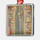St. Clare met Scenes uit haar leven Metalen Ornament (Links)