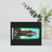 St. Clare of Assisi briefkaart (Staand voorkant)