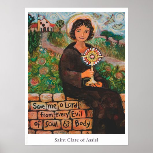 St. Clare of Assisi Classroom poster (Voorkant)
