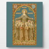 St. Clare of Assisi & Nuns (SAU 027) 8"x12" Fotoplaat (Voorkant)