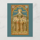 St. Clare of Assisi & Nuns (SAU 027) Briefkaart (Voorkant)