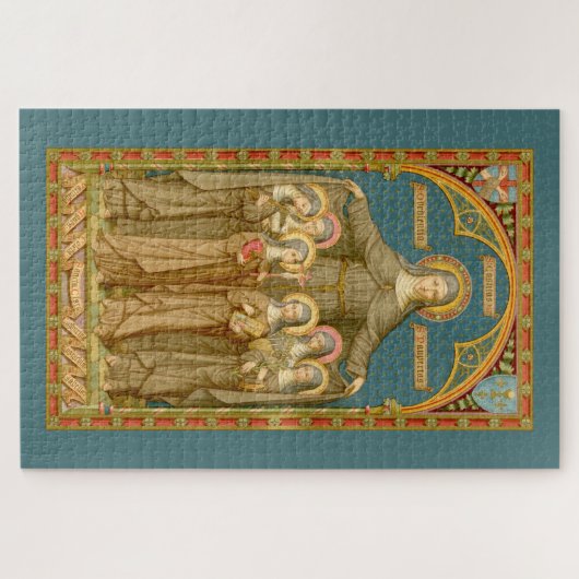 St. Clare of Assisi & Nuns (SAU 027) Legpuzzel (Horizontaal)