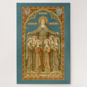 St. Clare of Assisi & Nuns (SAU 027) Legpuzzel (Verticaal)