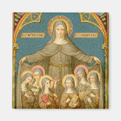 St. Clare of Assisi & Nuns (SAU 027) Magneet (Voorkant)