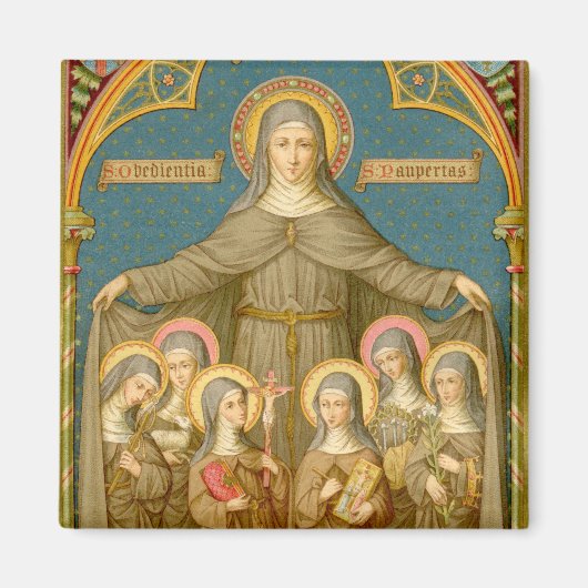 St. Clare of Assisi & Nuns (SAU 027) Magneet (Voorkant)
