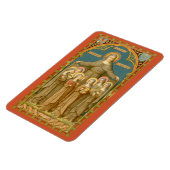 St. Clare of Assisi & Nuns (SAU 027) Magneet (Linkerzijde)