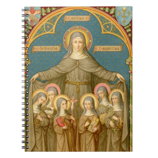 St. Clare of Assisi & Nuns (SAU 027) (Stijl 1) Notitieboek (Voorkant)