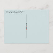 St. Clare of Assisi & Nuns (SAU 027b) Briefkaart (Achterkant)