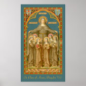 St. Clare of Assisi & Nuns (SAU 27) Poster (Voorkant)